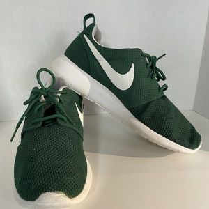 Nike Trainers Roshe Green Running Shoes.